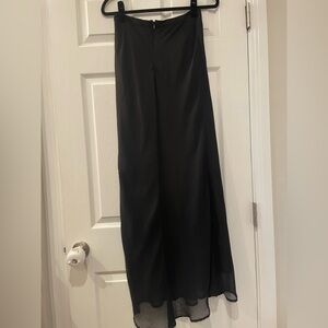 Elegant Black Maxi Skirt